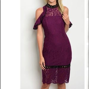 L’ATISTE Cold Cold Shoulder Dress